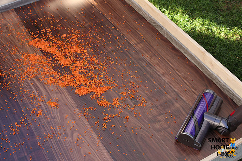 Dyson V10: test de nettoyage